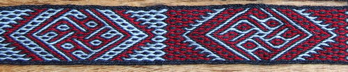 D 11 dragonhead tablet woven belt